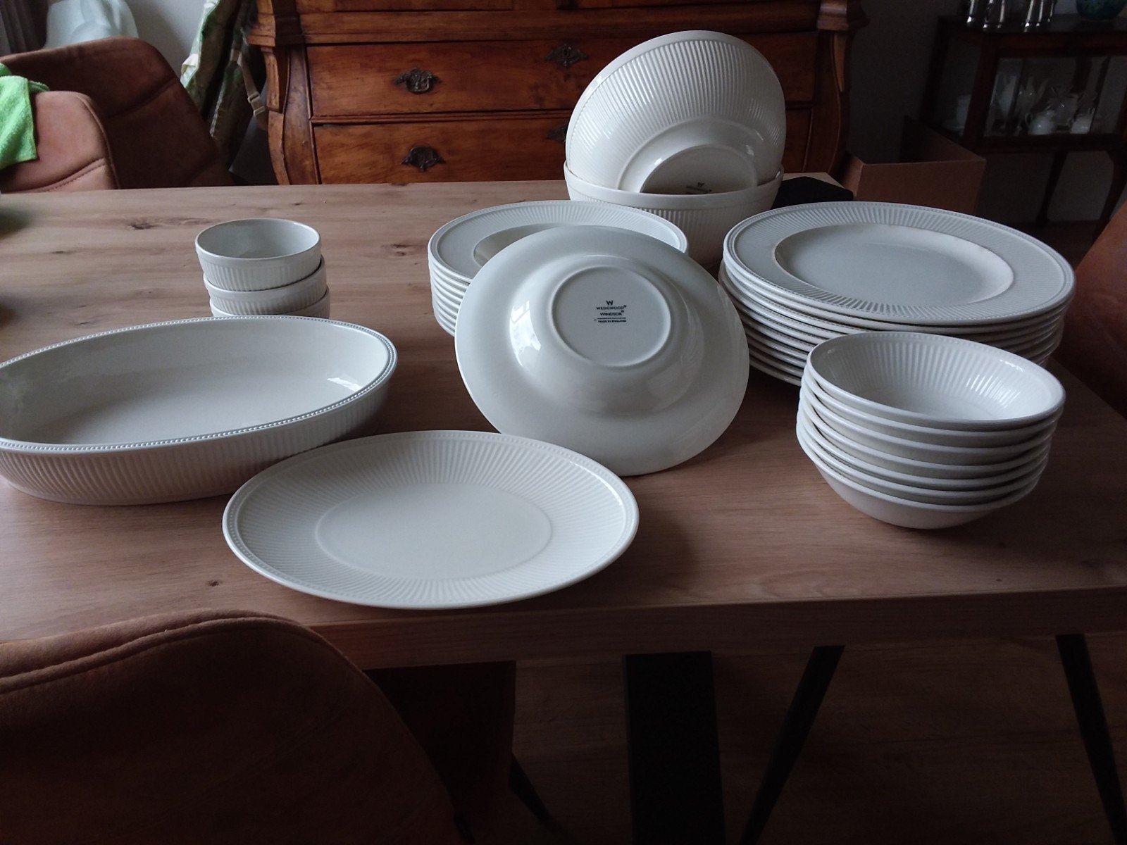 Mooi wedgwood servies, Ophalen, Gebruikt, Bord(en), Overige stijlen
