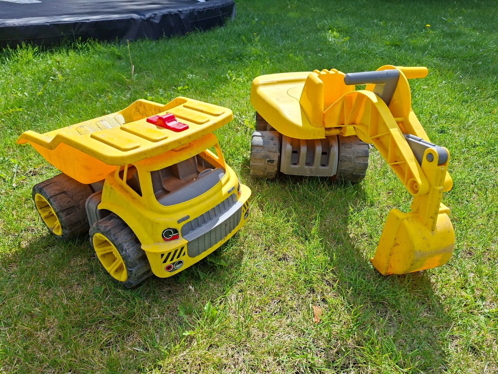 BIG kraan en kiepwagen, Ophalen, Gebruikt