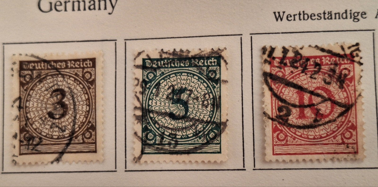 19 Duitsland 1923/24, Postzegels en Munten, Postzegels | Europa | Duitsland, Ophalen of Verzenden, Duitse Keizerrijk