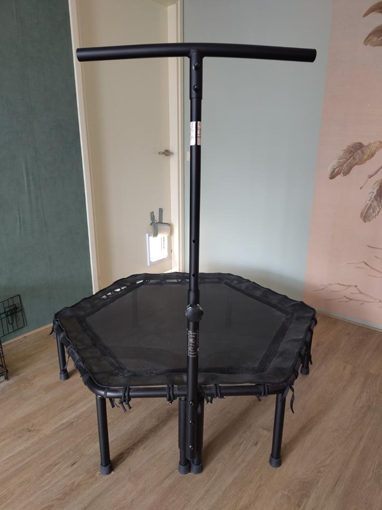 Fitness Trampoline met T-greep - Lidl (Crivit), Overige typen, Ophalen of Verzenden, Zo goed als nieuw, Metaal