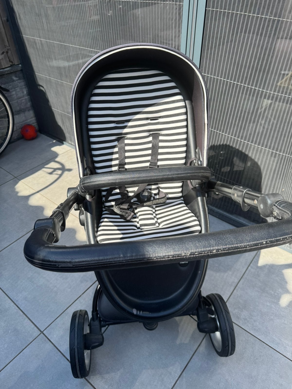 Kinderwagen mima incl wieg en voetenzak, Ophalen of Verzenden, Gebruikt, Kinderwagen, Overige merken