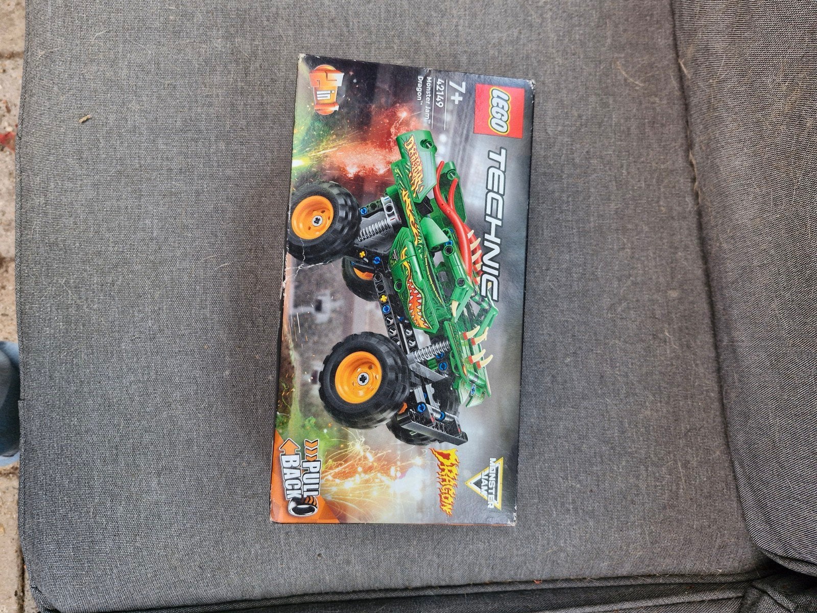 LEGO Technic 42109 Monster Jam Dragon Monster Truck, Ophalen of Verzenden, Zo goed als nieuw
