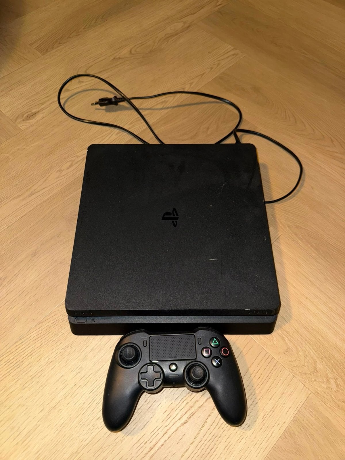 PlayStation 4 Slim Nacon controller led game room en typbord, Ophalen, Gebruikt, Met 1 controller, Slim