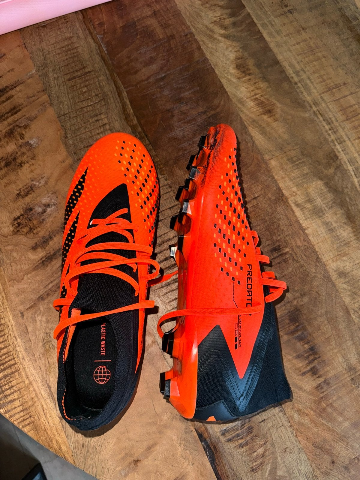 Adidas Predator Accuracy.1 FG voetbalschoenen - Oranje/Zwart, Sport en Fitness, Voetbal, Maat XS of kleiner, Schoenen, Nieuw, Ophalen of Verzenden