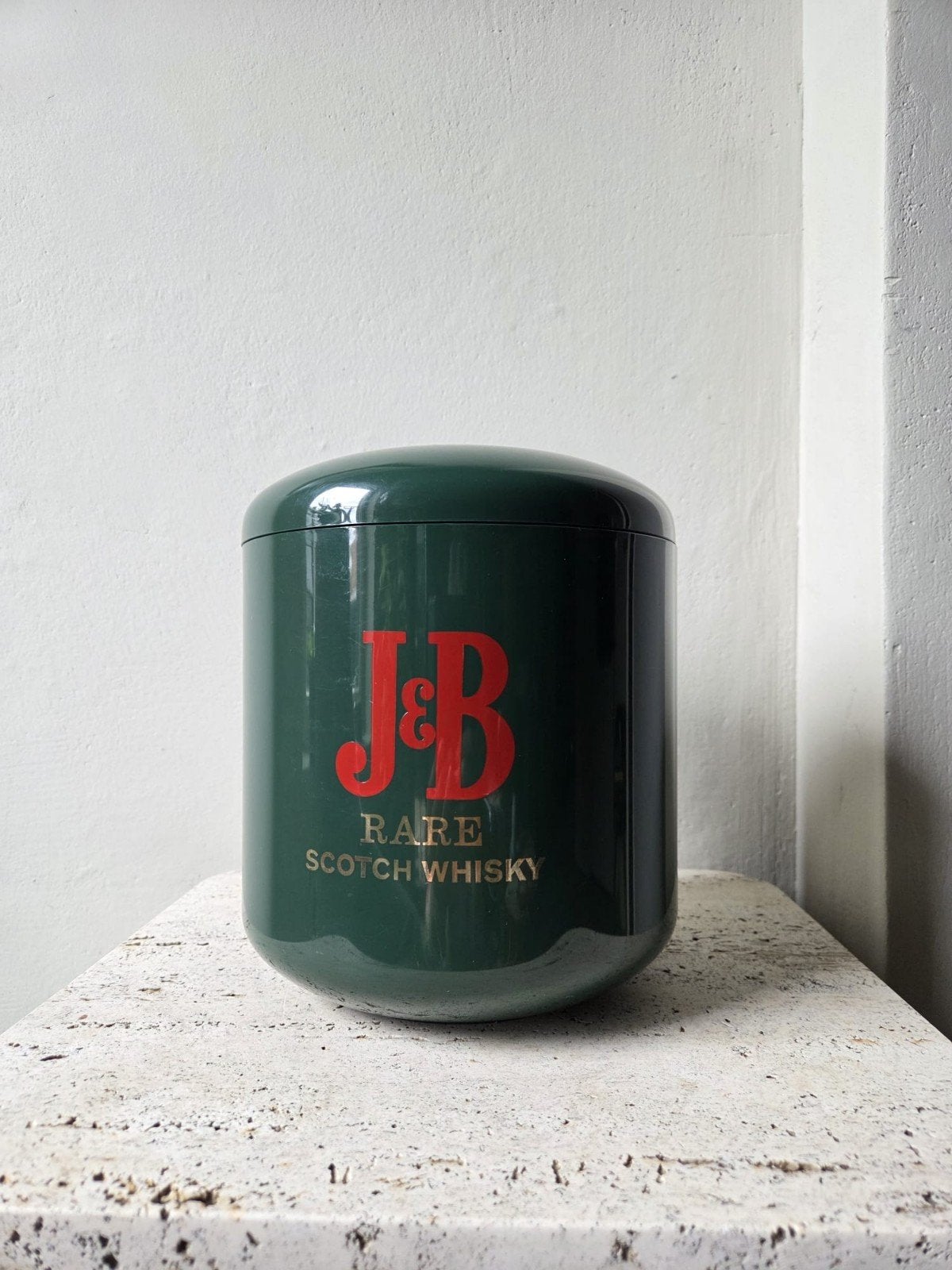 Vintage dubbelwandige ijsemmer, ijskoeler J&B whiskey, Ophalen of Verzenden, Zo goed als nieuw, Gebruiksvoorwerp