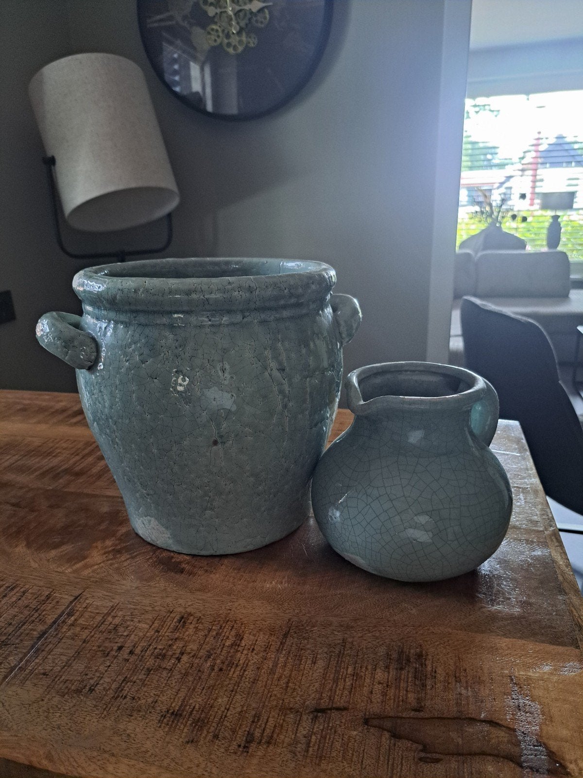 Set van 2 decoratieve potten/vazen van Brynxz., Ophalen