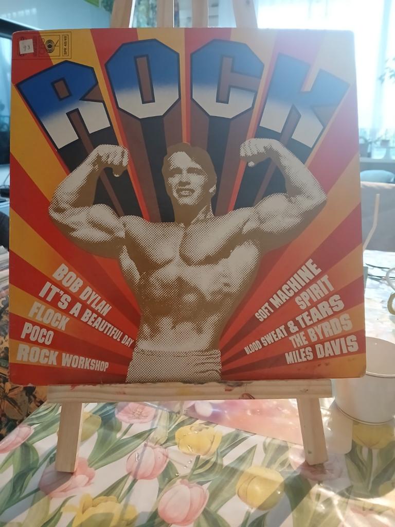 Rock LP met Arnold Schwarzenegger op hoes  Diverse artieste, Ophalen of Verzenden, Gebruikt, 12 inch, Overige genres