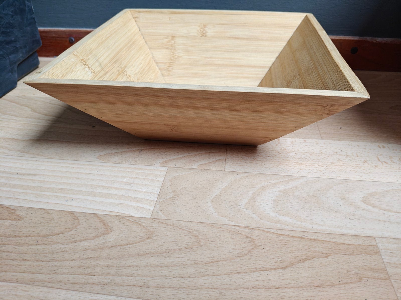 fruit schaal, Ophalen of Verzenden, Gebruikt, Rond, Hout