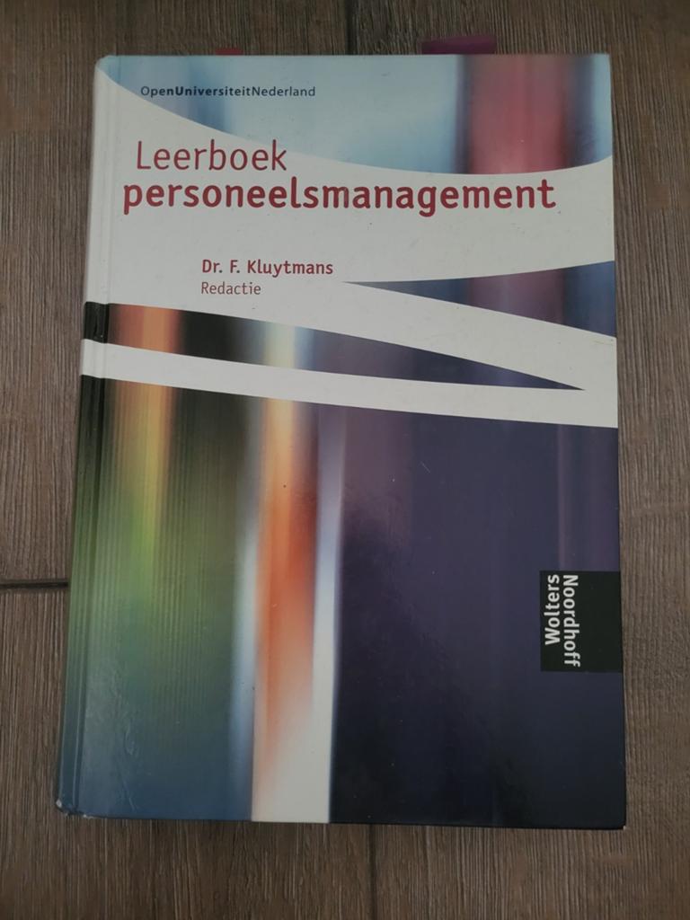 Leerboek Personeelsmanagement - Dr. F. Kluytmans, Boeken, Ophalen of Verzenden, Gelezen, Dr. F. Kluytmans