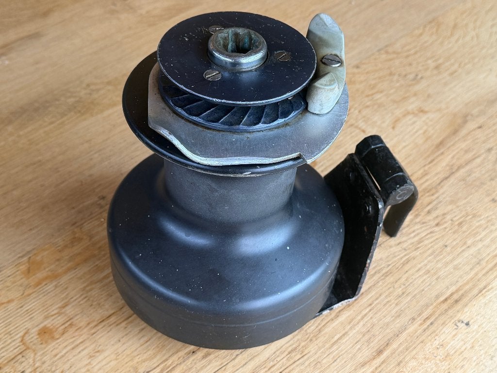 Meissner 26 two speed selftailing lier, Watersport en Boten, Ophalen of Verzenden, Gebruikt, Lijn of Blok