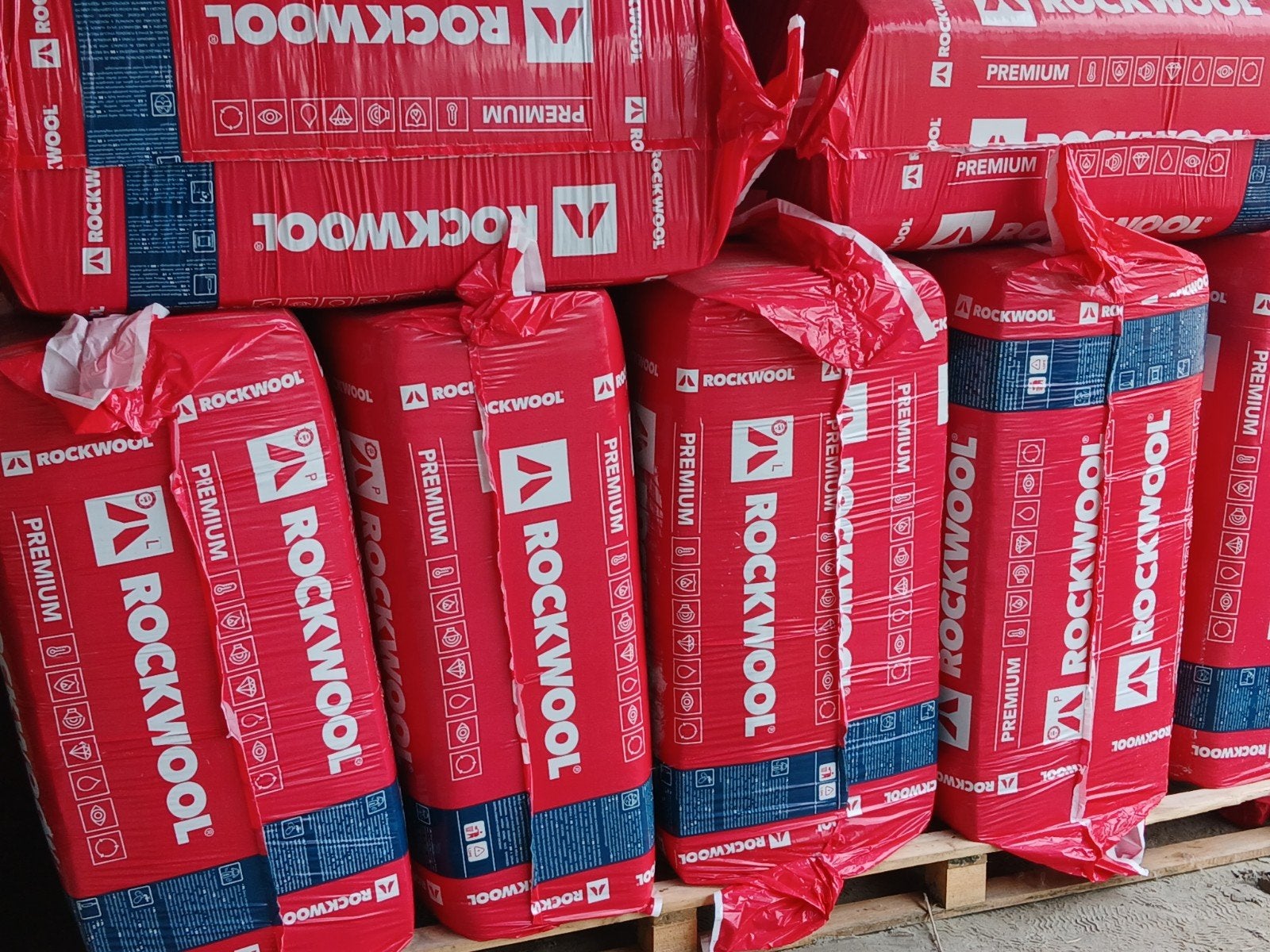 🍀 70 pakken  Rockwool Superrock Premium 100mm, 316m2, Nieuw, Steenwol, 15 m² of meer, 8 tot 12 cm