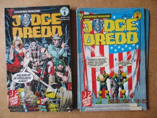 adv4453 judge dredd, Boeken, Strips | Comics, Eén comic, Ophalen, Gelezen, Overige gebieden
