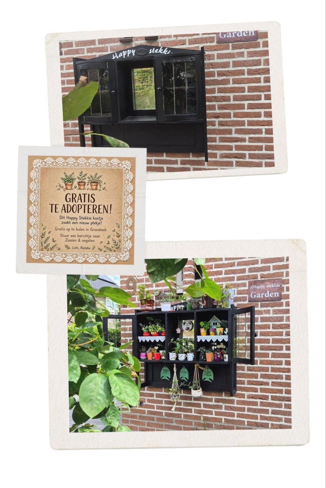 Gratis af te halen: Happy Stekkie kastje, Tuin en Terras, Ophalen of Verzenden, Gebruikt, Hout, Tuin
