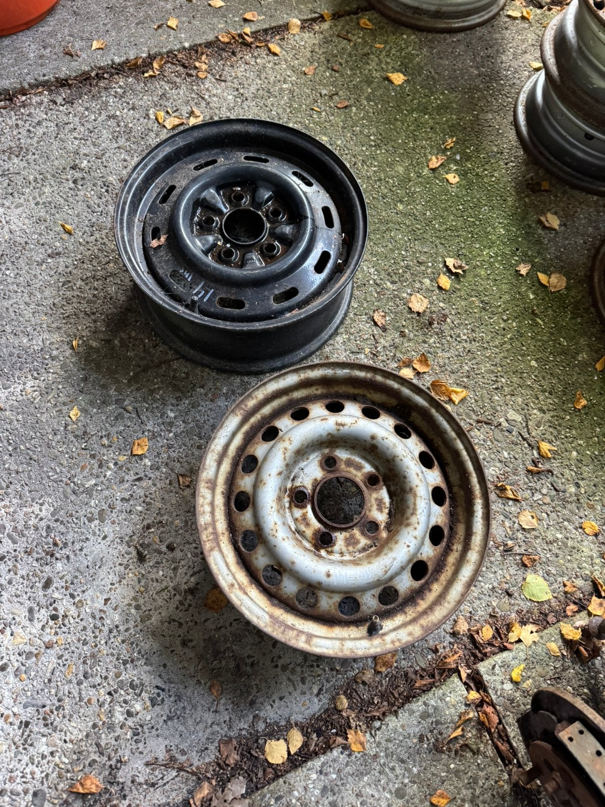 Div aanhanger velgen 13 14 ins 600  9 ins, Ophalen, Gebruikt
