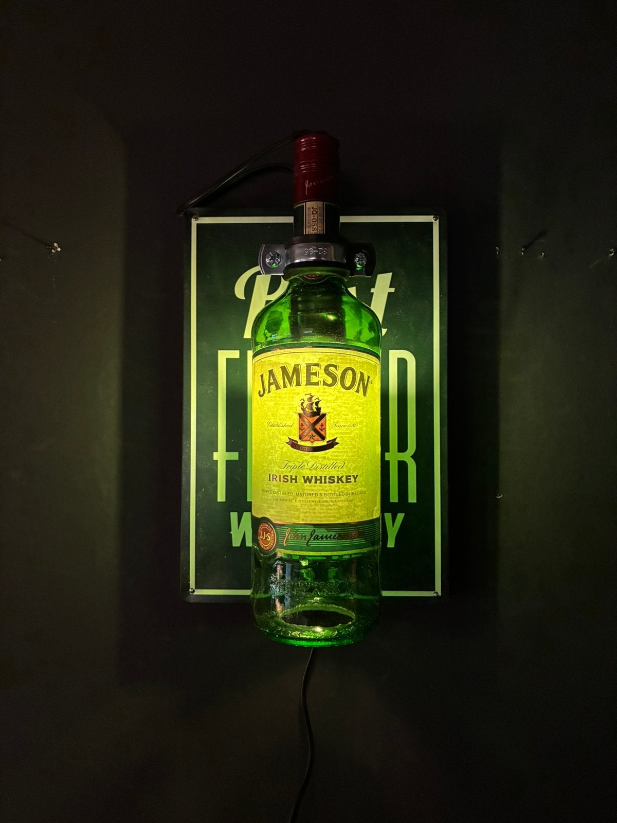 Jameson wandlamp, Met schakelaar, Nieuw, Glas, Wandlamp