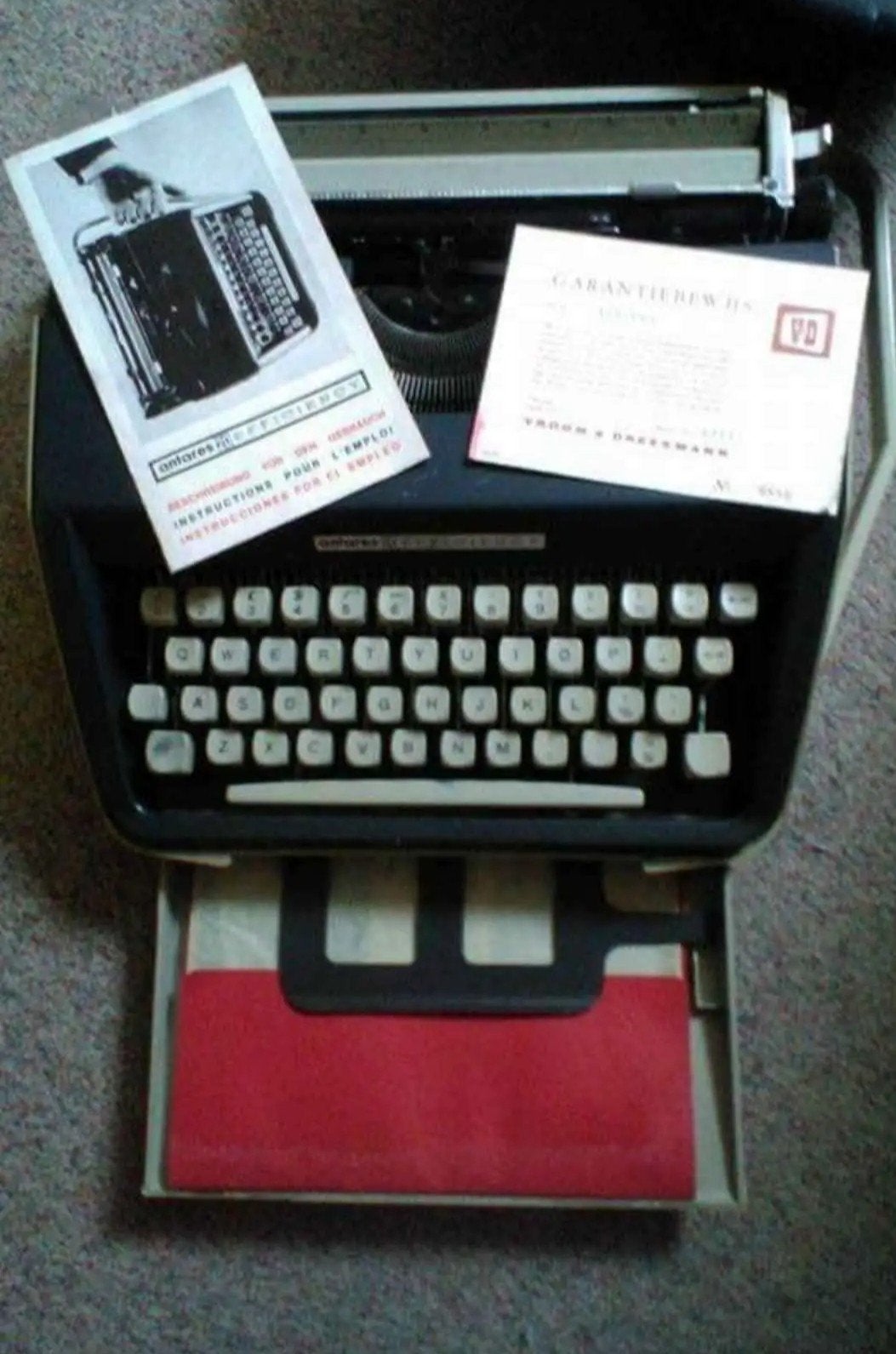 Vintage typemachine Antares 20 Effieciency, Diversen, Ophalen