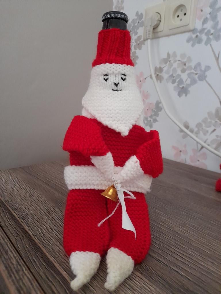 Wijnfles hoesje staat leuk op de kersttafel, Diversen, Ophalen of Verzenden