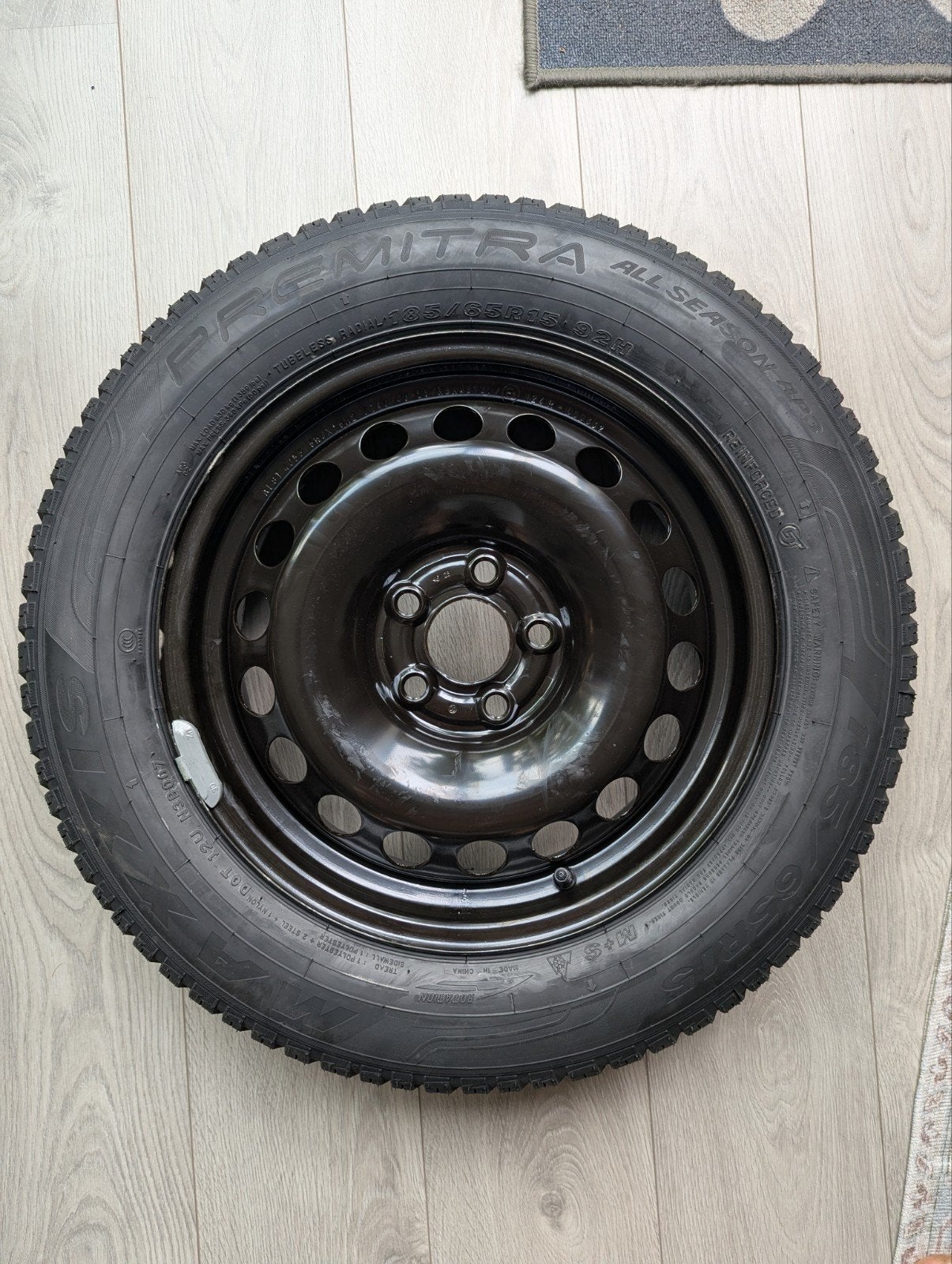 Volwaardige reserve wiel 185/65 R15, Ophalen, Nieuw
