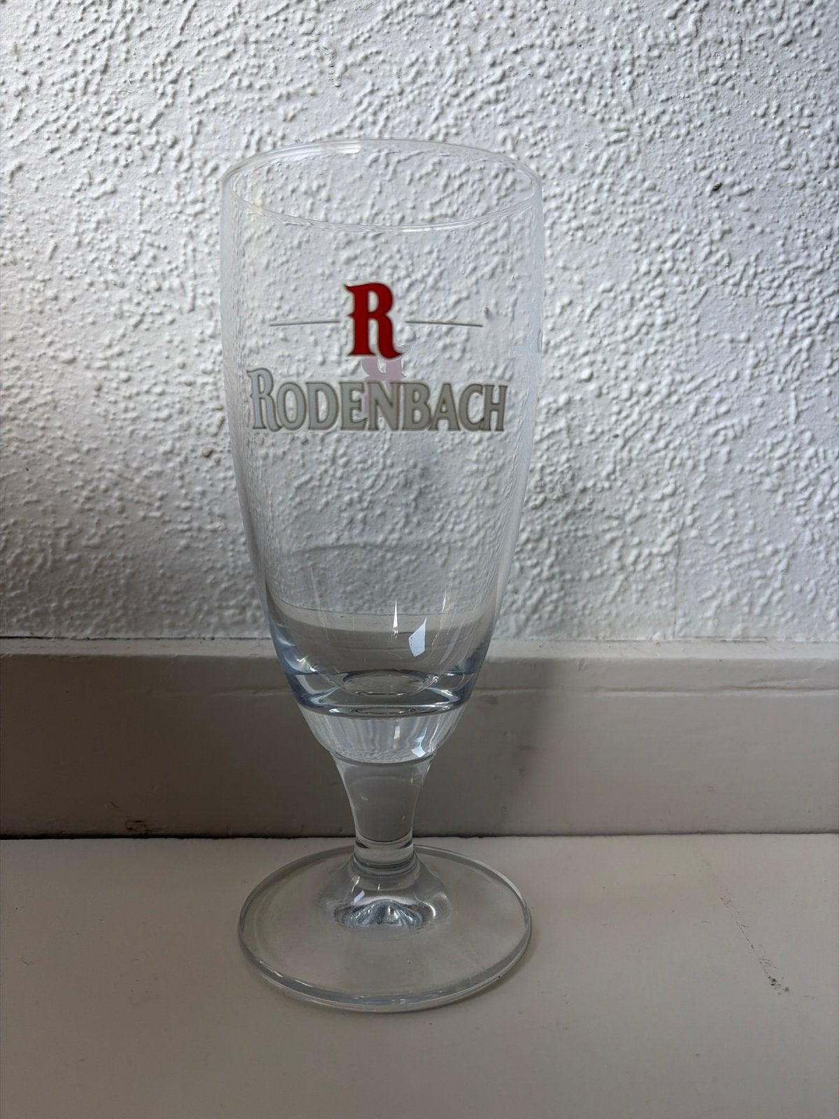10x Rodenbach Bierglazen - Zo goed als nieuw, Ophalen, Zo goed als nieuw, Glas