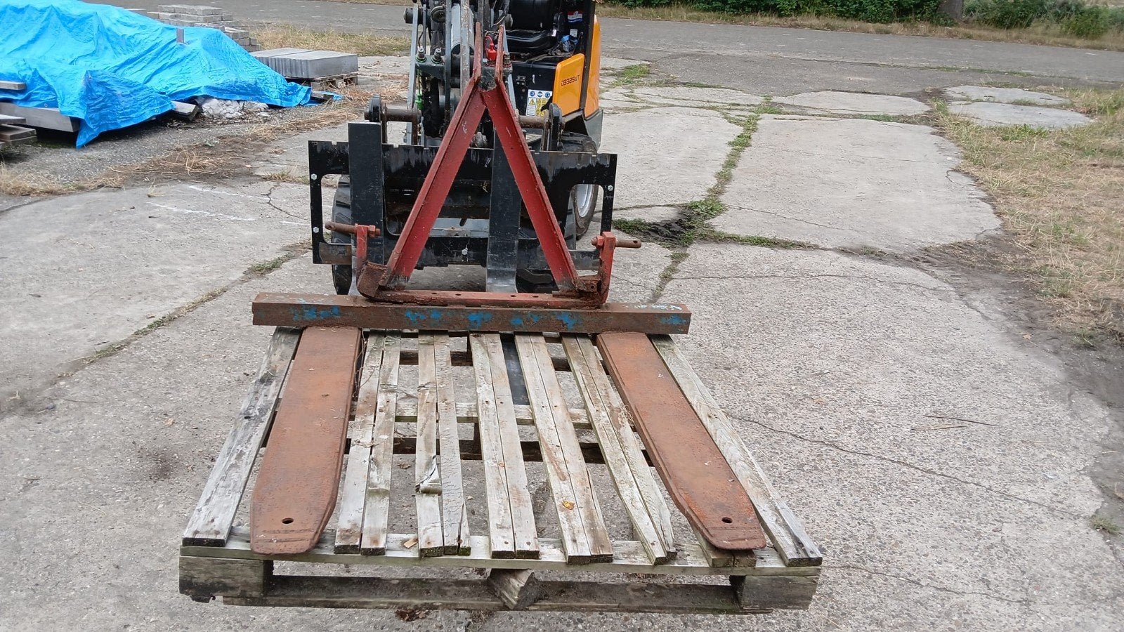 palletvork/palletdrager, Ophalen of Verzenden, Akkerbouw, Weidebouw
