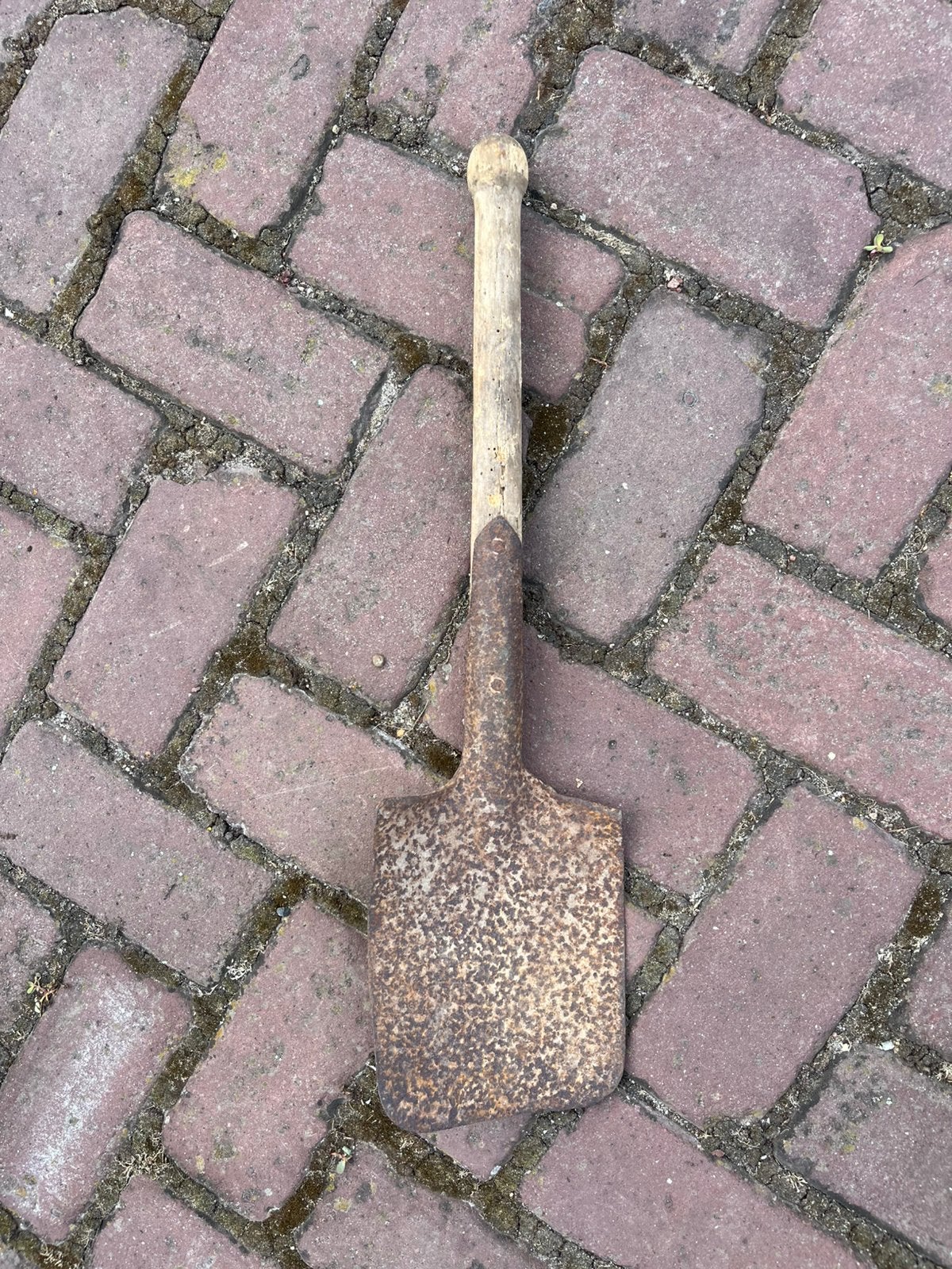 Feldspaten M35 wehrmacht flachspaten schep pioniersschep ww2, Ophalen of Verzenden, Duitsland