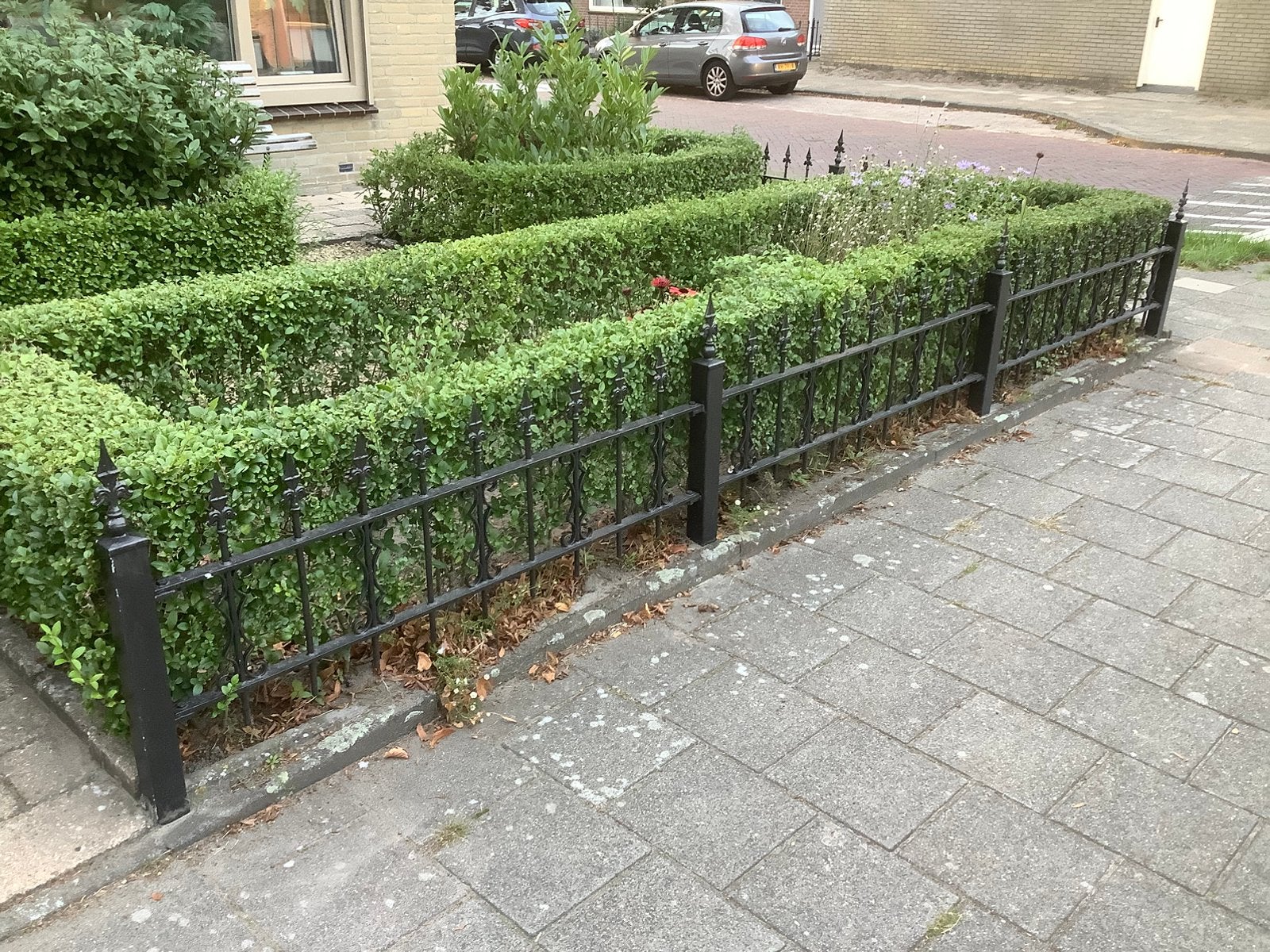 Smeedijzeren gietijzeren tuinhek, Ophalen, Gebruikt, IJzer, Tuinhek