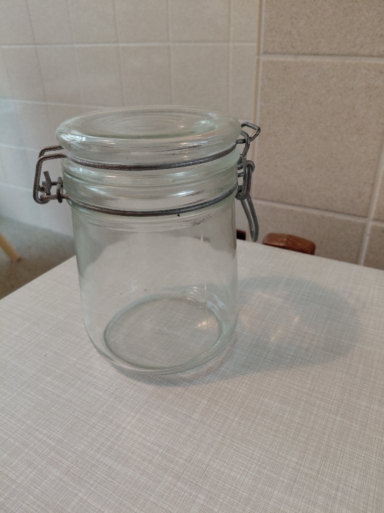 glazen weckpot, Ophalen, Zo goed als nieuw, Glas