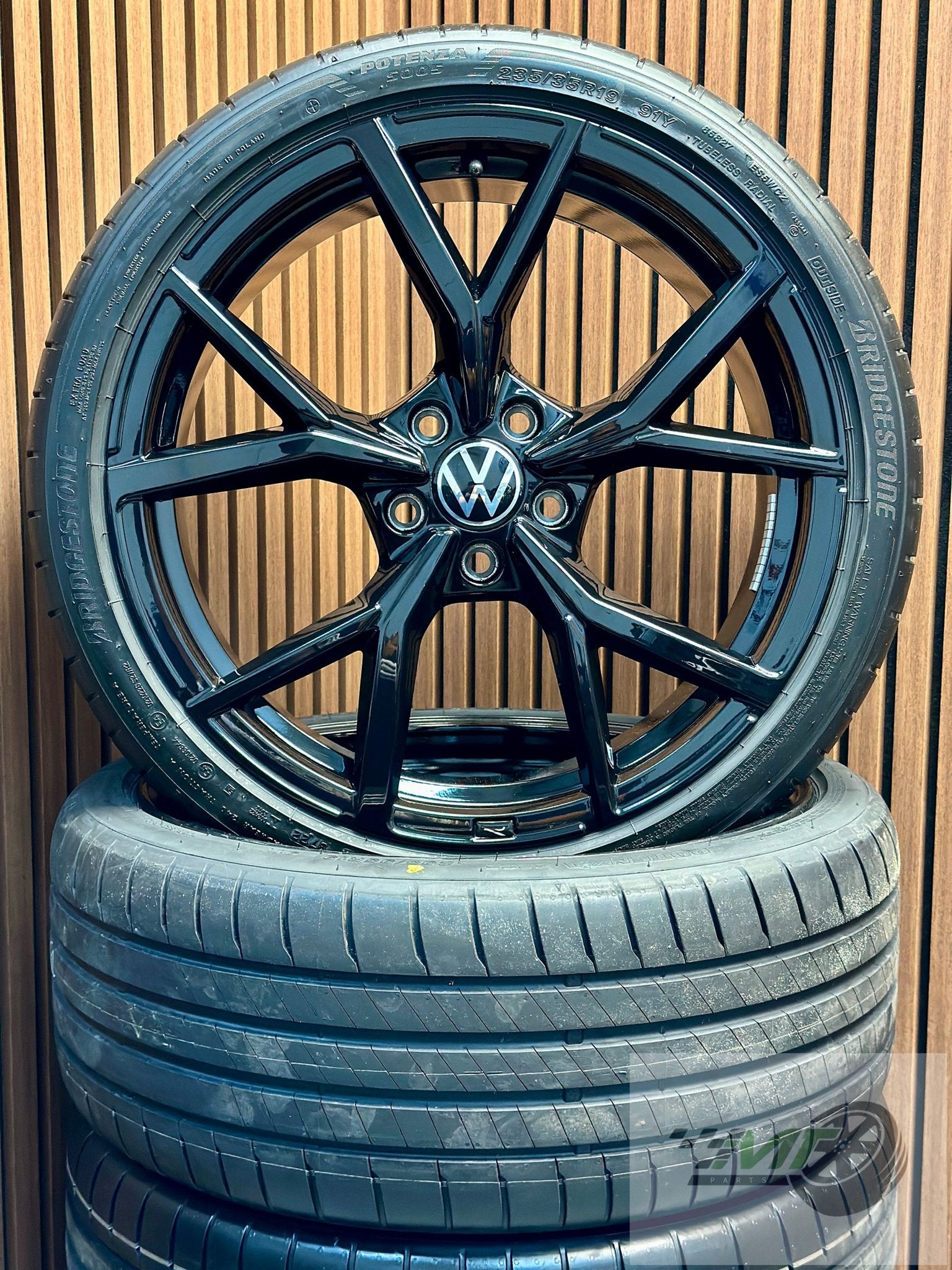 19“ Vw Golf 8 R GTI GTD GTD RLine ESTORIL BLACK NIEUW OEM, 19 inch, -  kundenbetreuung@volkswagen.de, Banden en Velgen, Nieuw