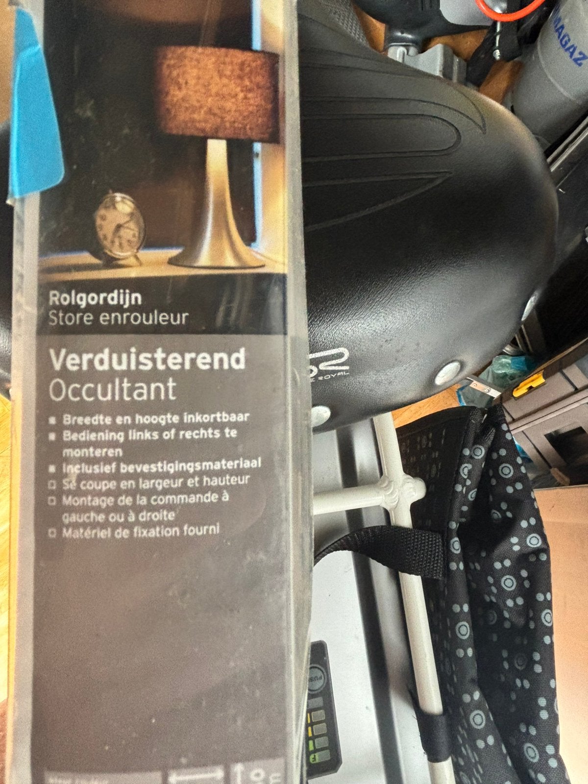 Rolgordijn 120 breed 250 lang, Ophalen, Zo goed als nieuw, Rolgordijn