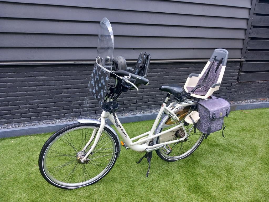Overcomplete Batavus Mambo moederfiets met 2 zitjes, Ophalen, 2 zitjes, Versnellingen, Batavus
