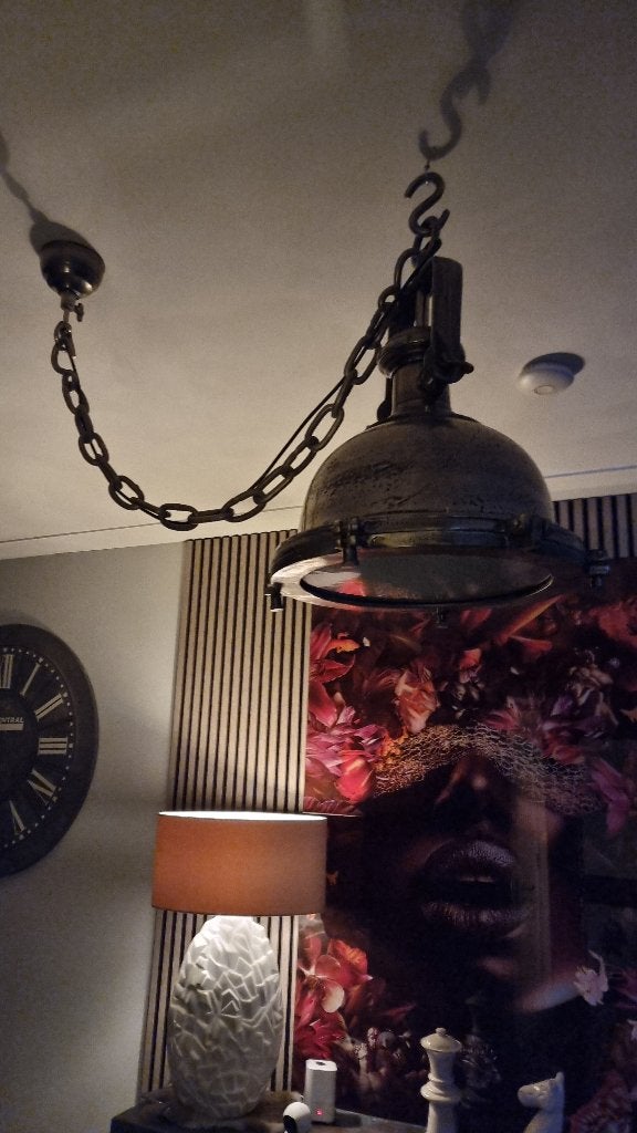 Te koop mooie zware lampen 4 stuks, Huis en Inrichting, Ophalen, Zo goed als nieuw, Metaal, Overige fittingen