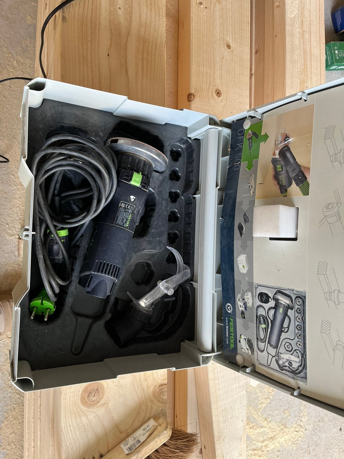 Festool kantenfrees, Doe-het-zelf en Verbouw, Gereedschap | Freesmachines, Ophalen of Verzenden, Gebruikt, Elektrisch, Kantenfrees