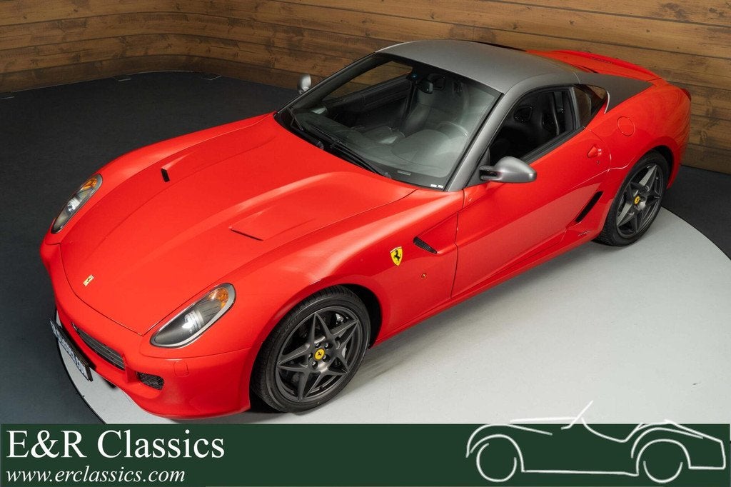 Ferrari 599 GTB Coupe | 2009, Auto's, Ferrari, Achterwielaandrijving, Gebruikt, Zwart, 12 cilinders