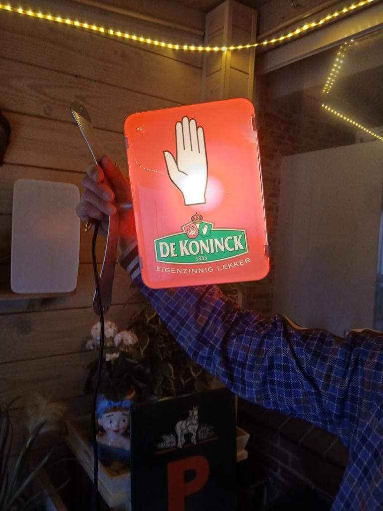 Koninck lichtreclame, Ophalen, Zo goed als nieuw, Overige typen, Overige merken