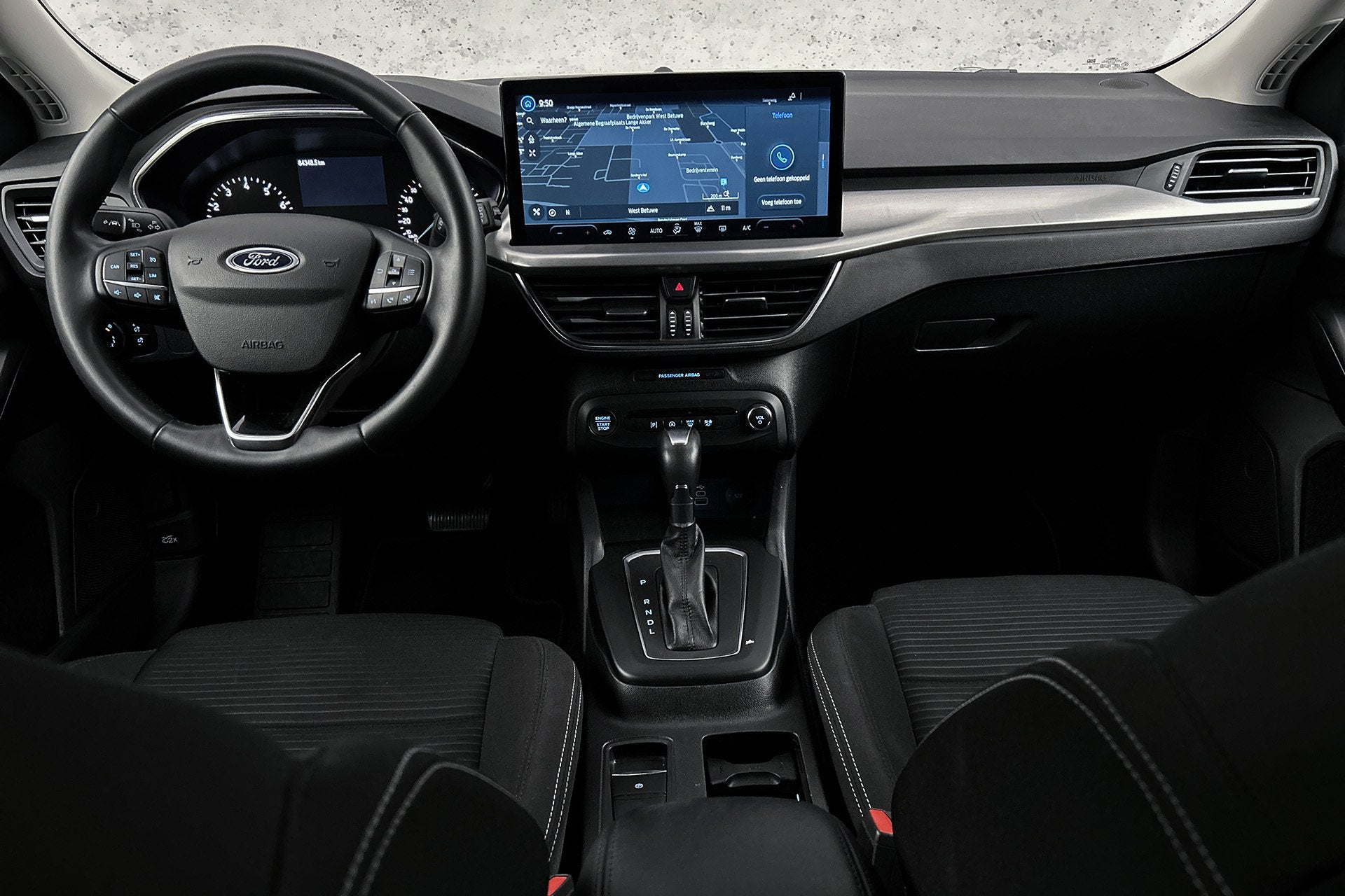 Ford FOCUS Wagon 1.0 EcoBoost Hybrid Titanium | Apple Carpla, Stof, Gebruikt, Met garantie (alle), Origineel Nederlands