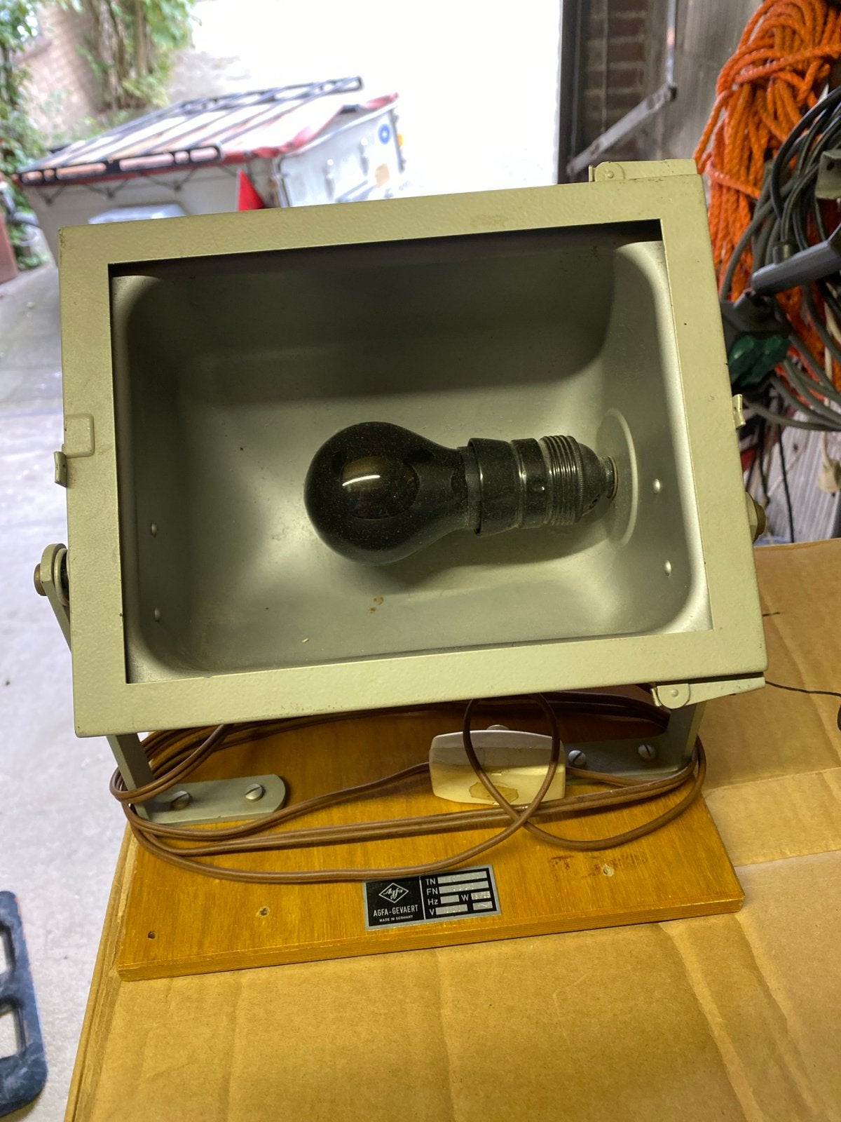 Agfa-Gevaert dokalamp - Vintage doka verlichting, Ophalen of Verzenden, Gebruikt, Agfa, Dokalamp