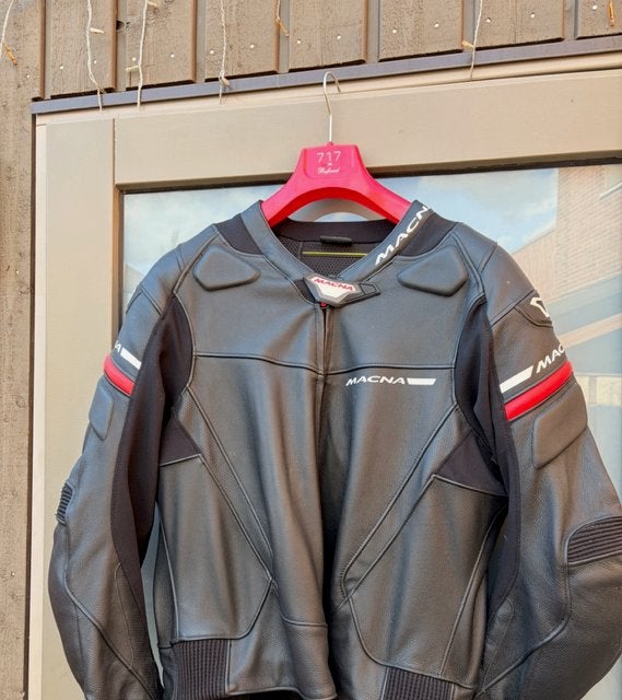 Macna 2-delig leren motorpak- Maat XXL (EU 60), Ophalen, Heren, Combipak, Tweedehands