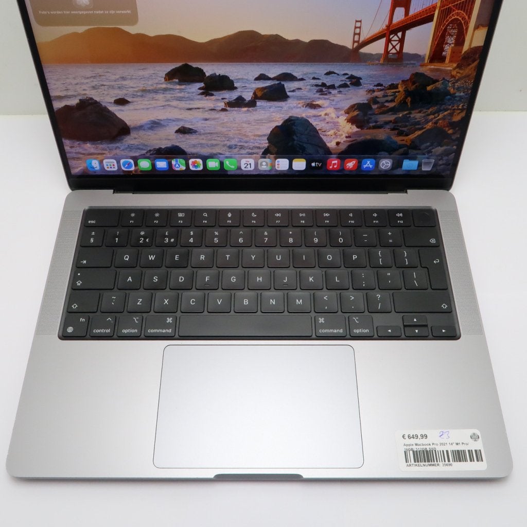 Apple Macbook Pro 2021 14" M1 Pro/ 16GB/ 512GB SSD, Apple, Gebruikt, Support@apple.com, One Apple Park Way
Cupertino, CA 95014
United States