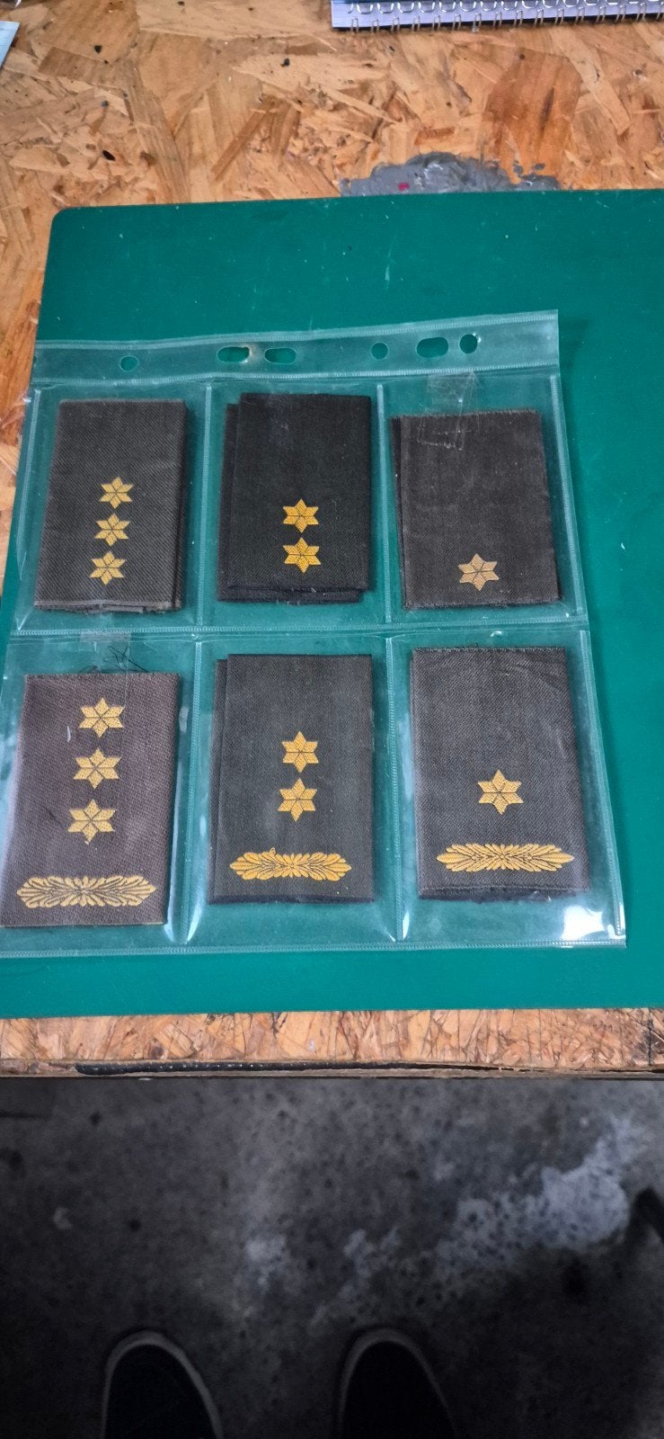Rangtekens GVT Officier - Militaria Collectie, Ophalen of Verzenden