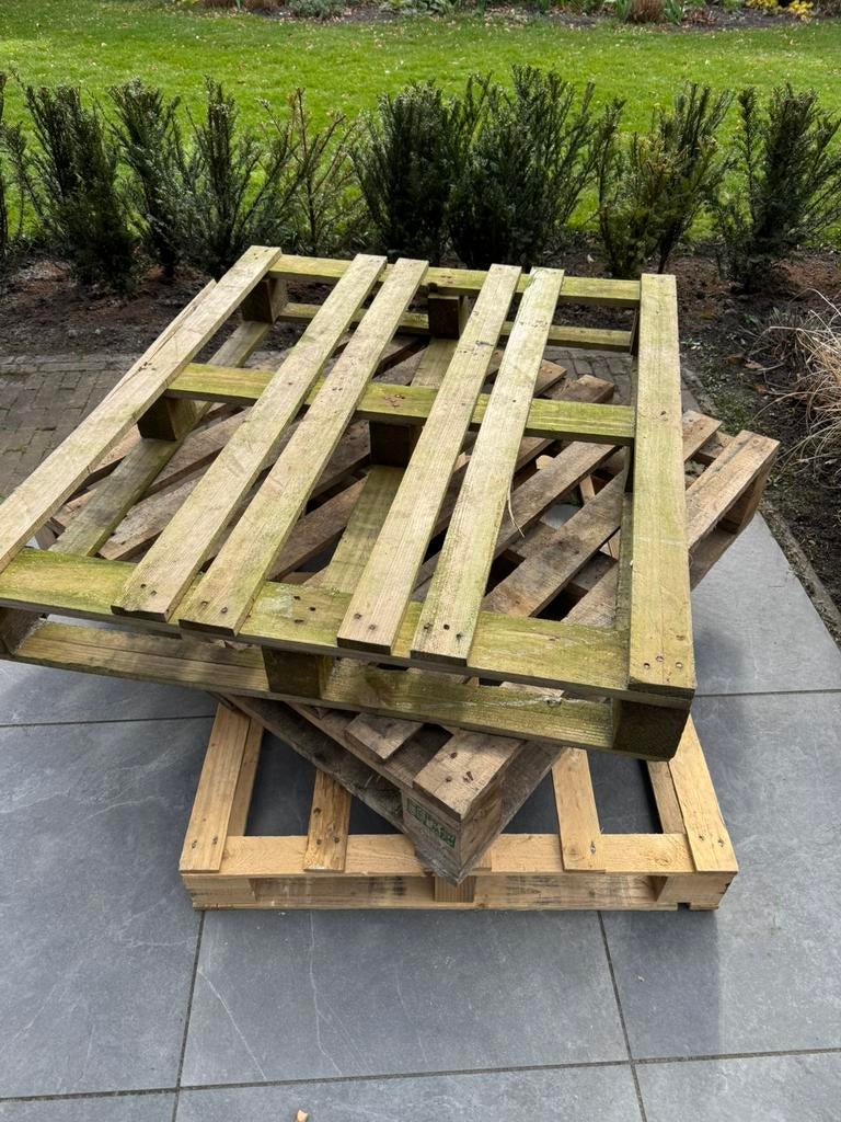 3 pallets, Tuin en Terras, Ophalen