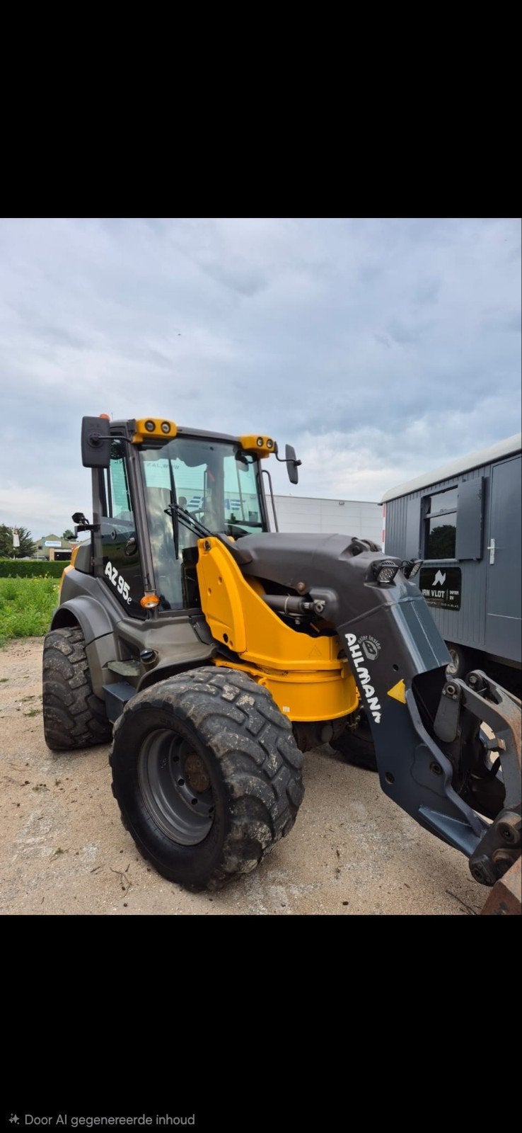 Ahlmann AZ 95 e, Zakelijke goederen, Ophalen of Verzenden, Wiellader of Shovel
