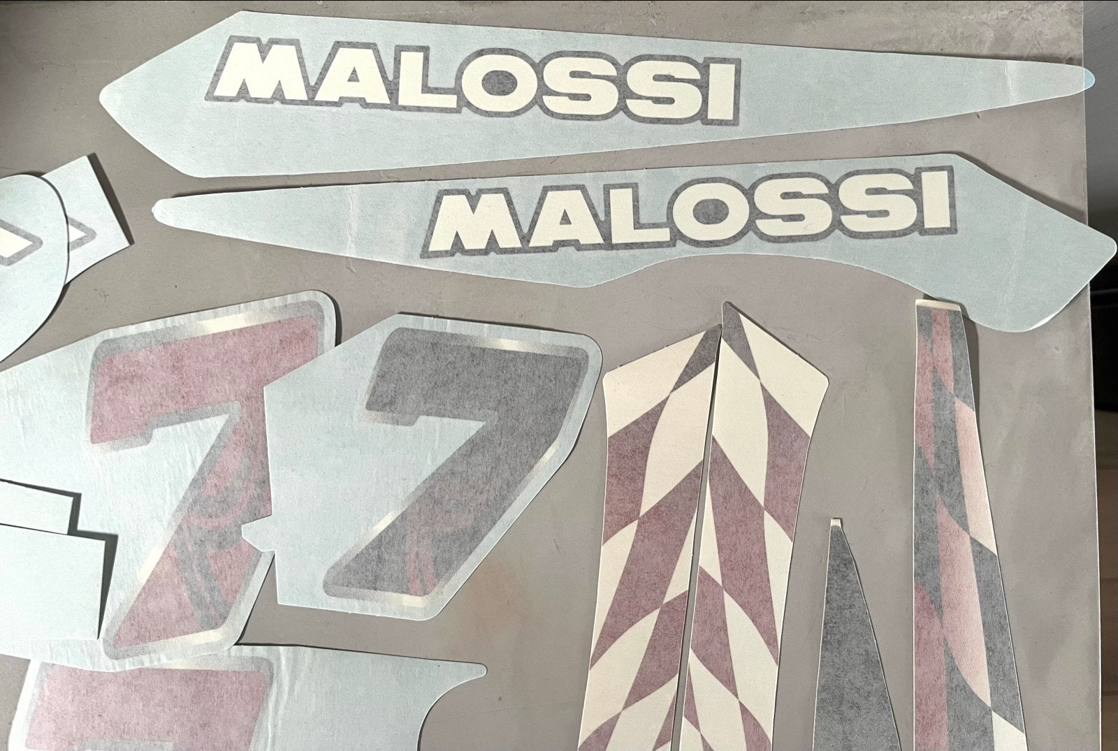 Gilera Runner Lucky 7 Malossi Replica Stickerset Origineel, Ophalen of Verzenden