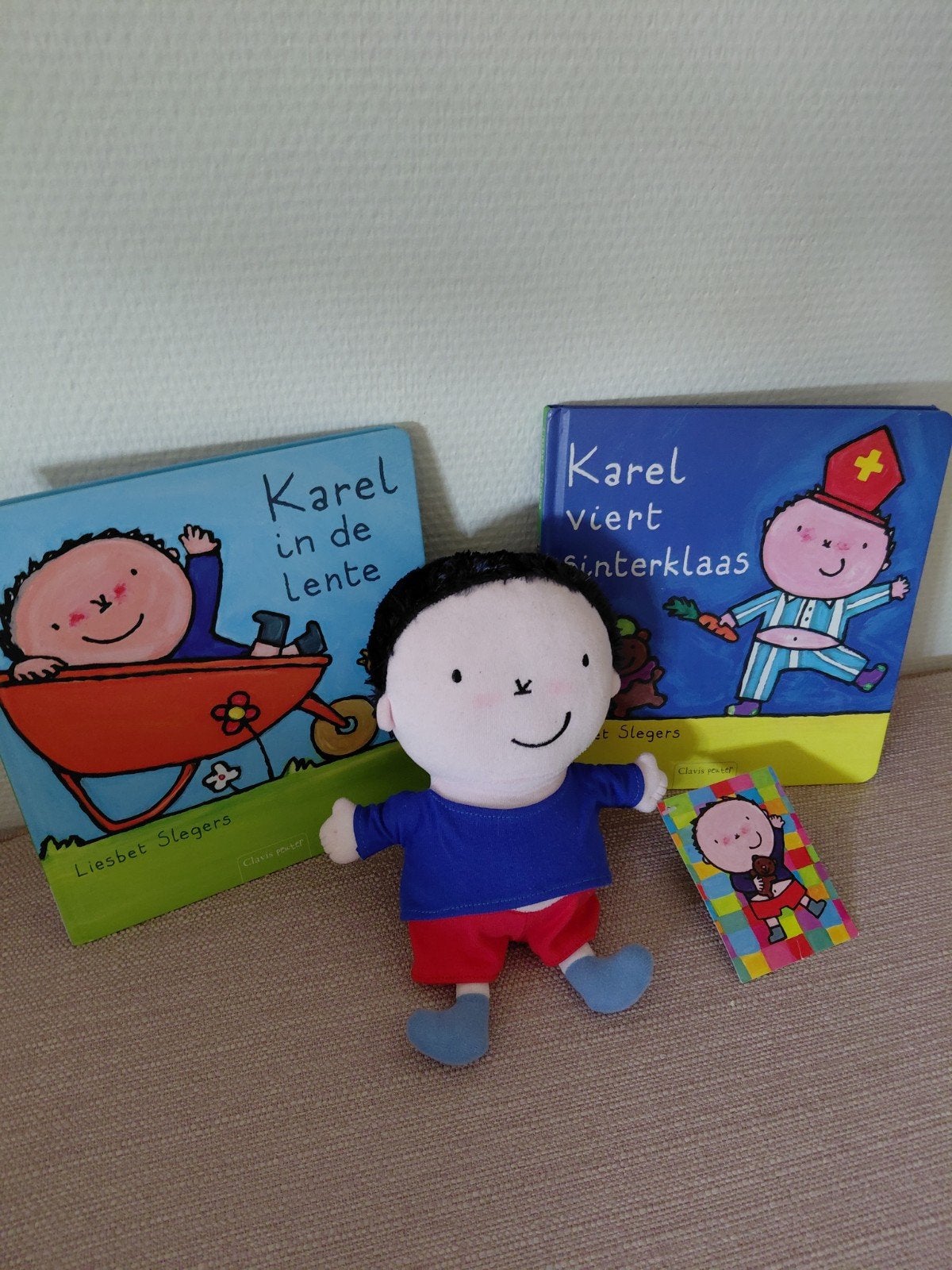 super pakket/Karel/boek/Clavis/Liesbet Slegers, Ophalen of Verzenden, Zo goed als nieuw