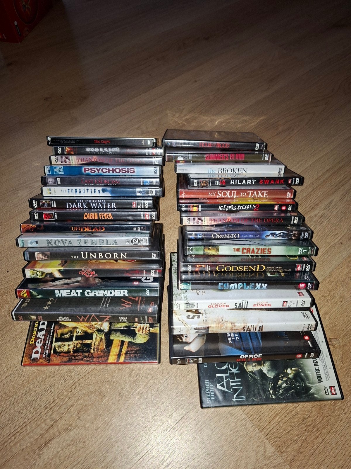 Horror/Thriller DVD's - Diverse Titels (Origineel & Kopie), Cd's en Dvd's, Vanaf 16 jaar, Nederlands, Ophalen of Verzenden, Gebruikt