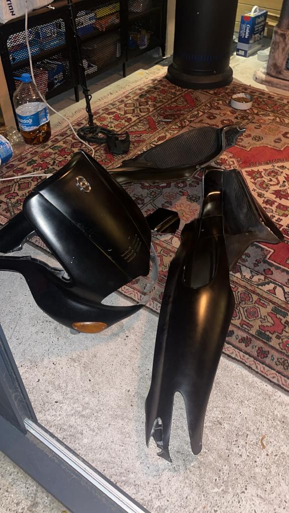 Gilera Runner Kappen Zwart - Gebruikt met schade, Fietsen en Brommers, Ophalen, Gebruikt, Kap, Piaggio