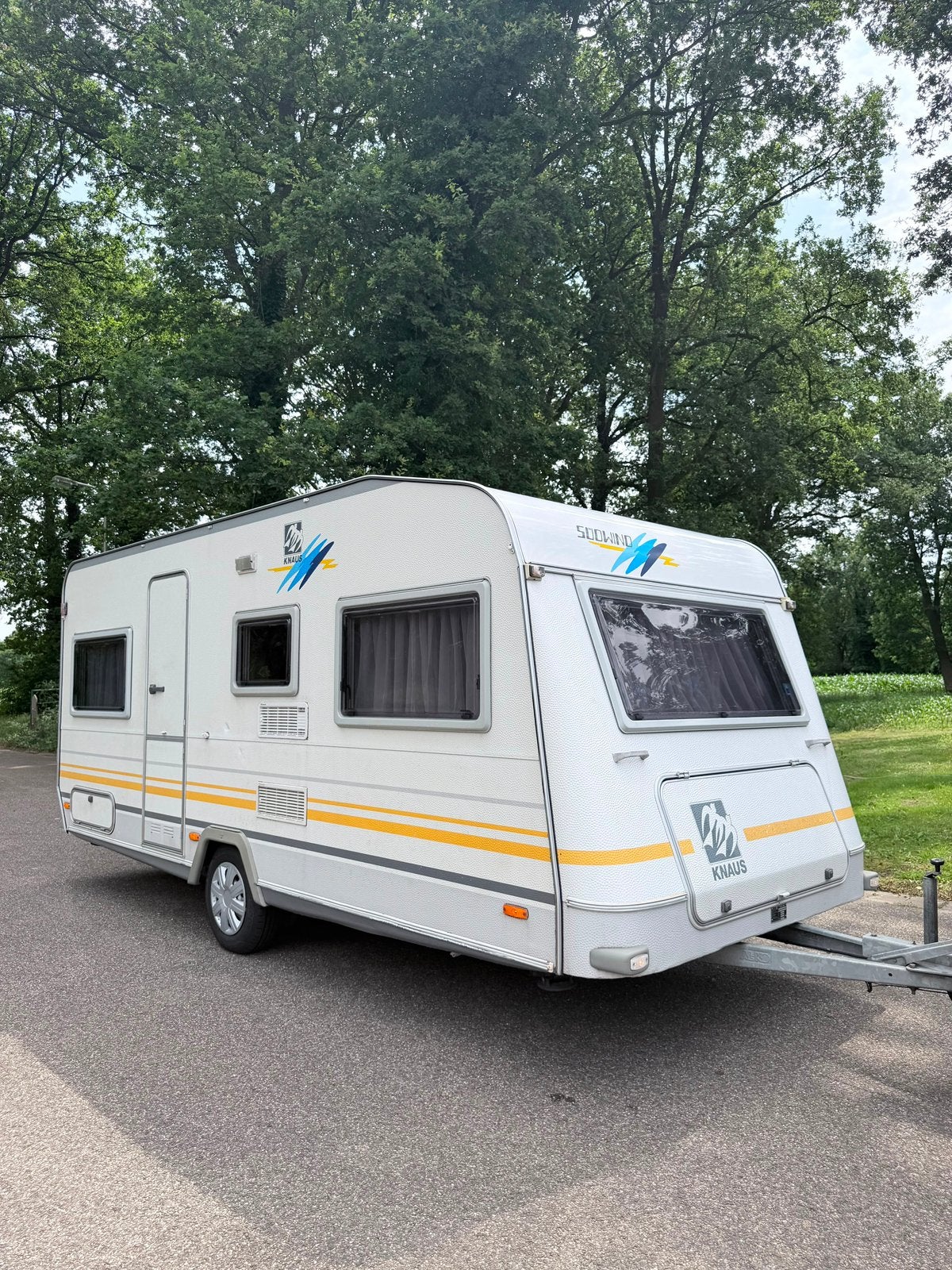 Nette Knaus Sudwind Caravan!, Rondzit, Bedrijf, Dwarsbed, 4 tot 5 meter