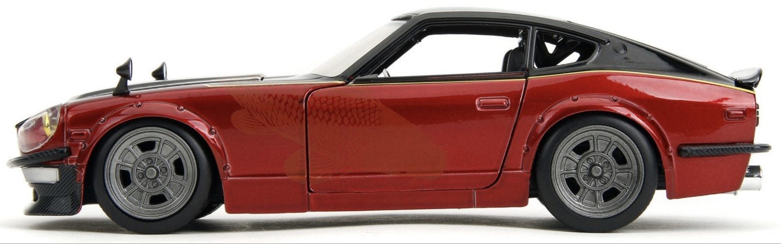 Datsun F10 1972 Fast & Furious Schaal 1:24, Hobby en Vrije tijd, Modelauto's | 1:24, Auto, Jadatoys, Nieuw, Ophalen of Verzenden