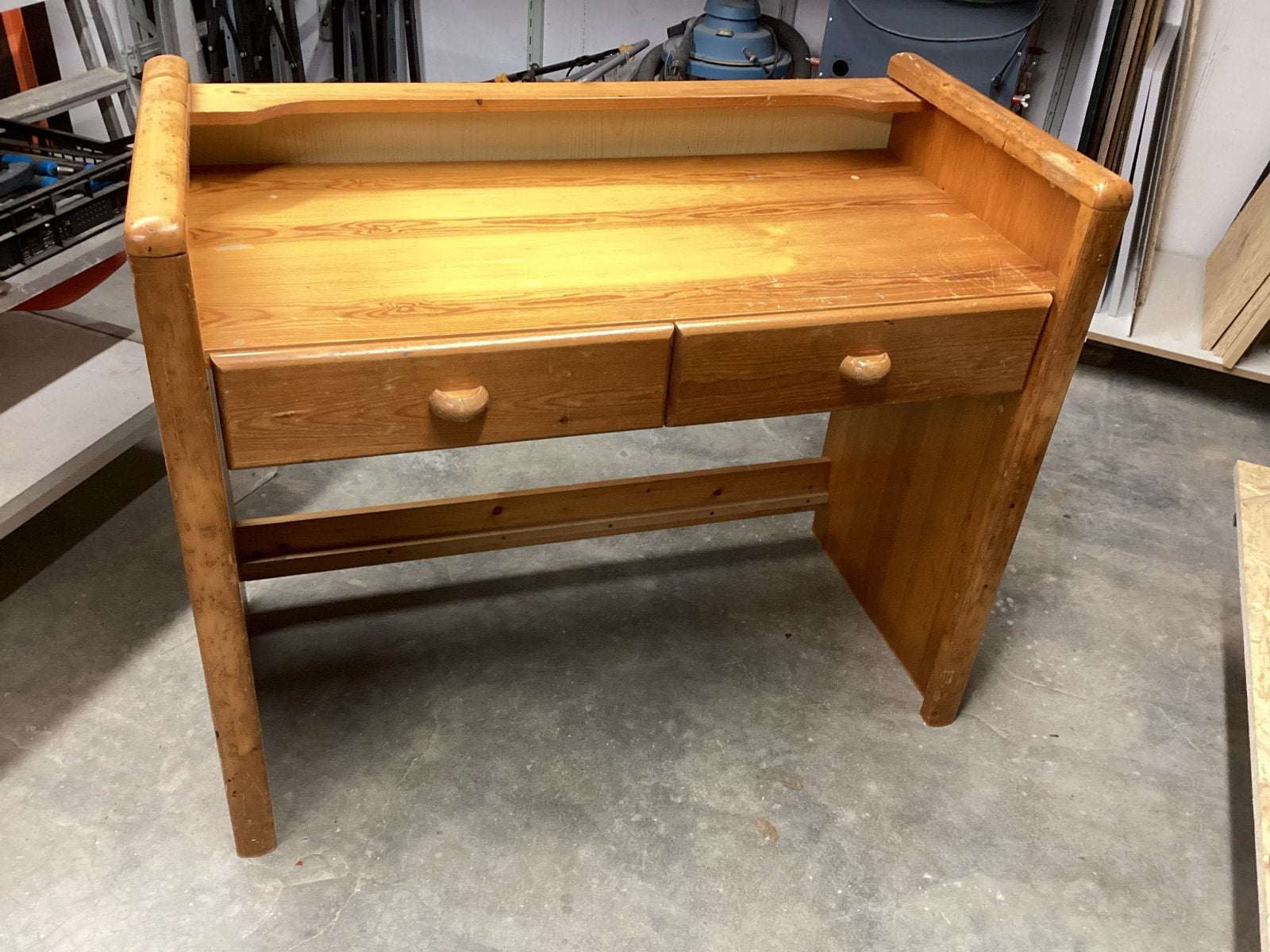 Houten Ledikant met Commode/Bureau, Ophalen, Gebruikt, Ledikant