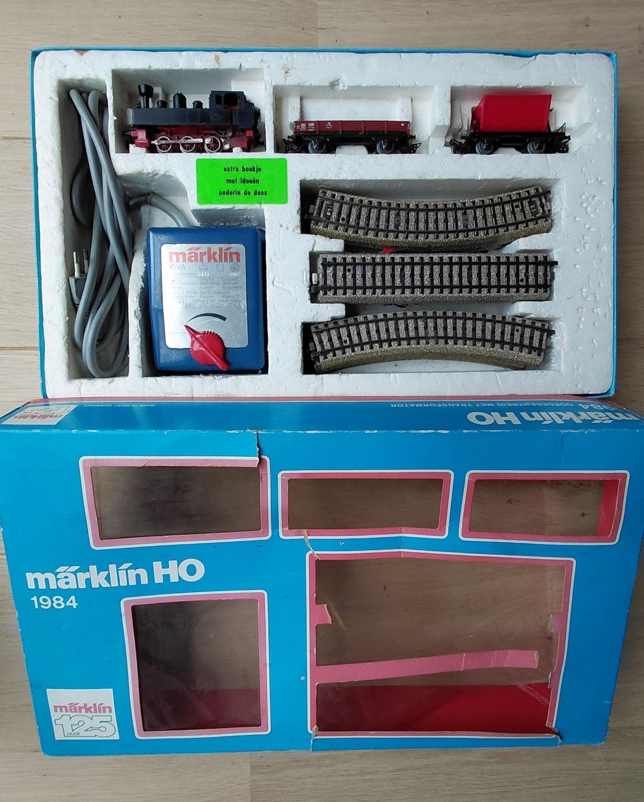 Märklin HO 1984 Startset met uitbreidingssets (S + E + T1), Wisselstroom, Ophalen of Verzenden, Analoog, Märklin