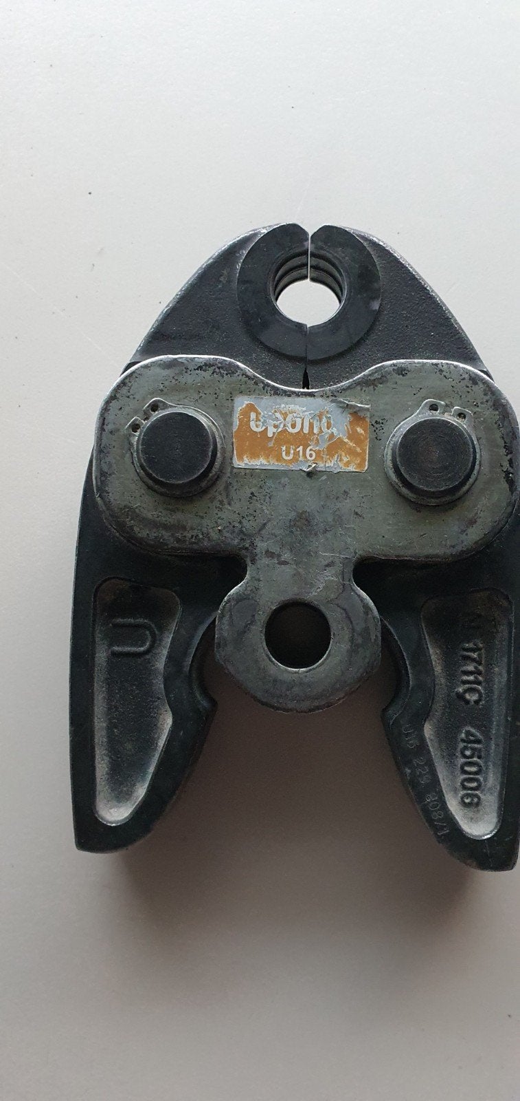 Uponor persbek  U16, Ophalen of Verzenden, Gebruikt, Overige typen, Overige merken